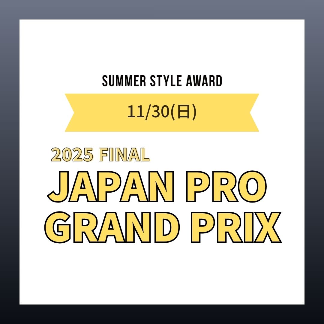 25/11/30(日)JAPAN PRO GRAND PRIXエントリー